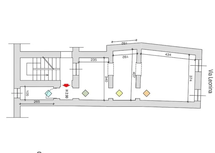 Metro Cavour 200m Coliseum Roma